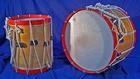 Rope Tension Civil/Revolutionary War Snare and Bass Drum