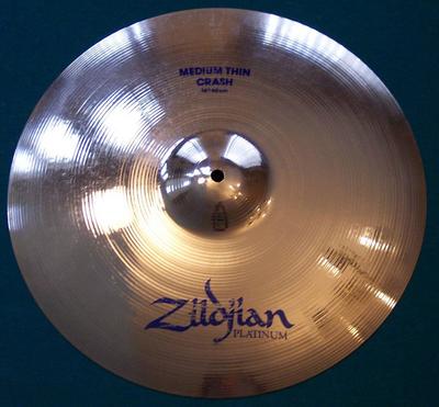 Crash Cymbal, Platinum Medium Thin 