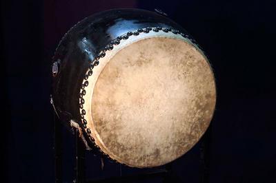 Taiko Drum, Black Finish Taiko Drum, Black Finish