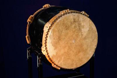 Taiko Drum, Black Finish Taiko Drum, Black Finish